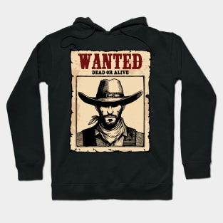 Western wanted poster Hoodie